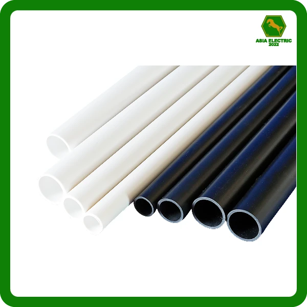 ท่อร้อยสายไฟสีขาว PVC ยี่ห้อ PRI 