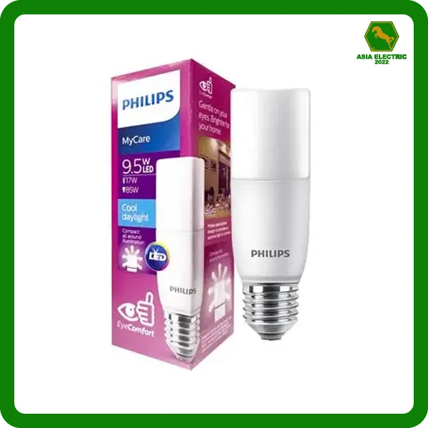 หลอด LED สติ๊ก 9.5W 6500K E27 PH