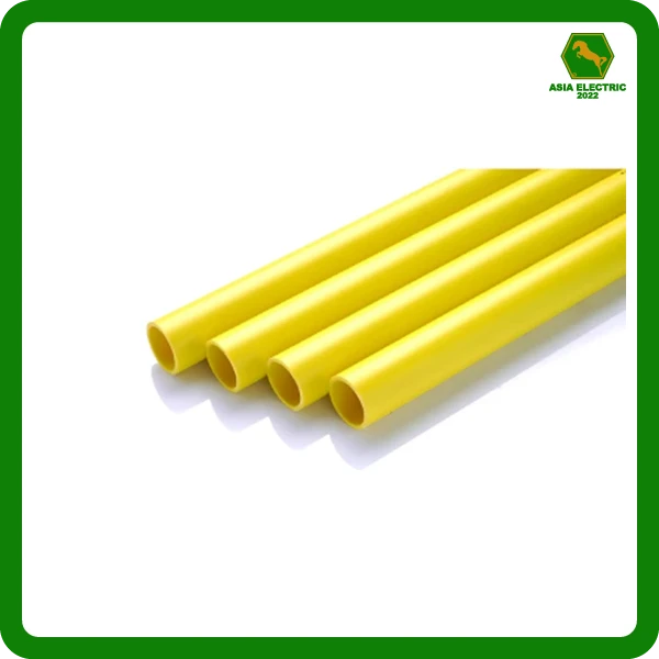 ท่อร้อยสายไฟ สีเหลือง 18 มิล (1/2 นิ้ว) ช้าง